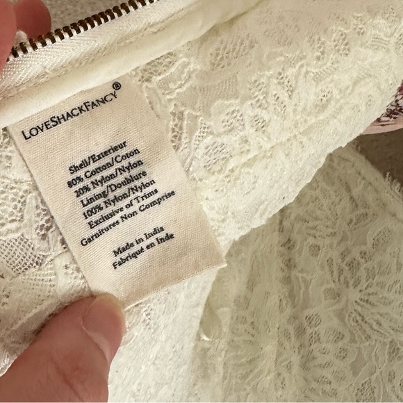 NWT LoveShackFancy Arno Bustier Lace Corset Top - Antique White - Picture 12 of 16